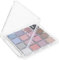 Ipetboom Lidschattenpalette 16 Farben Hochpigmentiert mit Glitzer und Metallic Finish für Damen Multifunktionales Make Up Satz für Reisen