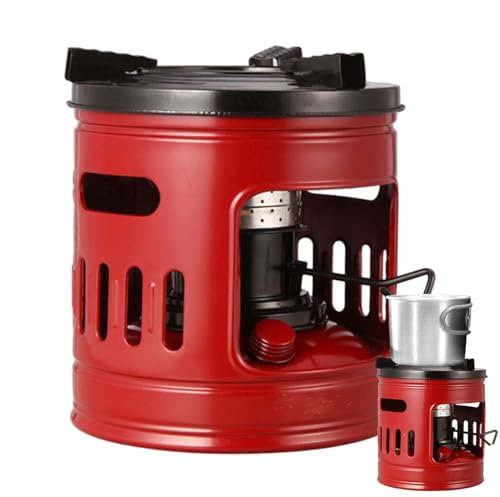 Vgvgaj Mobiler Petroleumheizer, 1,5 l, Petroleumheizung ohne Strom, Außenheizung mit Kerosin, nicht elektrisch, Campingheizung, kraftstoffsparend