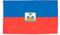 AZ FLAG – Lote de 10 banderas de Haití – 150 x 90 cm – Bandera haitiana 100% poliéster con ojales metálicos integrados