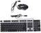 Uonlytech 1Ensemble Clavier et Souris Gaming Filaire Ergonomiques USB Rétro avec Clavier Antidérapant et Souris Précise Design Durable et Adapté Aux Gauchers Droitiers pour PC