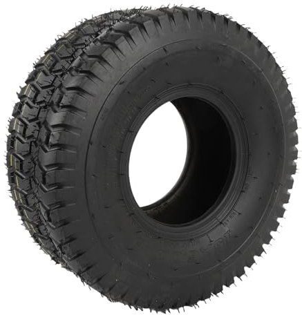 aqxreight 15x6.00-6 Pneu à Vide - Non-Glisser, Pneu sans Tubeless à L'épreuve des Explosions pour la Tondeuse, Le Chariot, Le Tracteur de Jardin et la Brouette avec Un Bord de 6 Pouces
