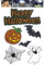 Widmann 1167D - Fensterbild Halloween 6er Set, Dekoration, selbstklebende Sticker, für Spiegel, Halloween, Karneval, Mottoparty