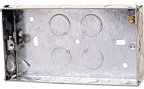 DENCON METAL BOX 2 GANG 25MM