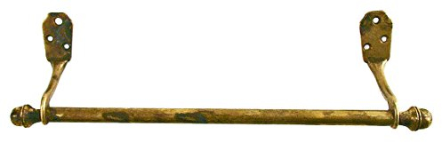 Handtuchhalter Landhausstil Messing groß 75 x 546 - Qualität aus Europa seit 1998