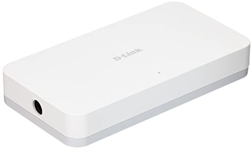 D-Link GO-SW-8G Switch 8 Ports Gigabit 10/100/1000mbps - Idéal Partage de Connexion et Mise en Réseau Small/Home Office
