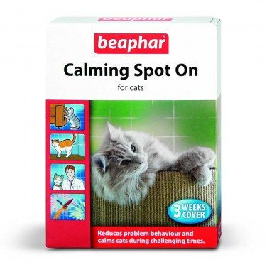 Beaphar Cat Calming Spot On 3 Pipettes (Pack of 6)