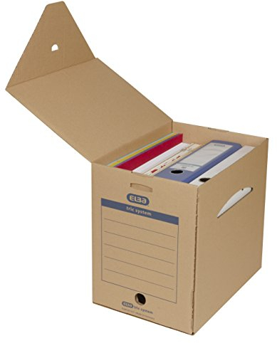 6 ELBA tric system Archivboxen Maxi / 24,0 x 34,1 x 31,5 cm