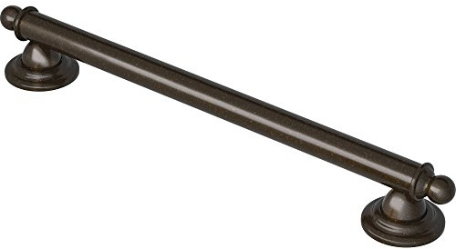 Moen YG2212ORB Bathroom Safety 12-Inch Stainless Steel Traditional Bathroom Grab Bar, Oil-Rubbed Bronze