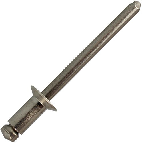 50 Stück Blindnieten 3,2 X 8 mm mit Senkkopf DIN 7337 Edelstahl A2