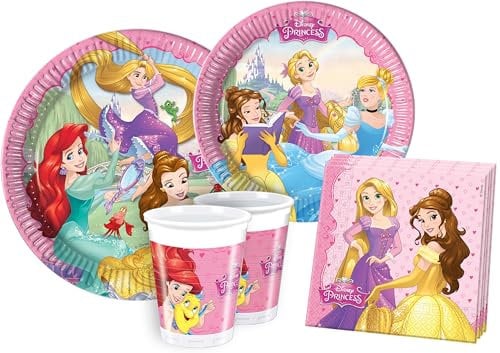 Disney Princess Partyware Set for 24 people