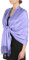 Sakkas Silky Feste weiche Pashmina Schal Wrap Stola - Lavendel