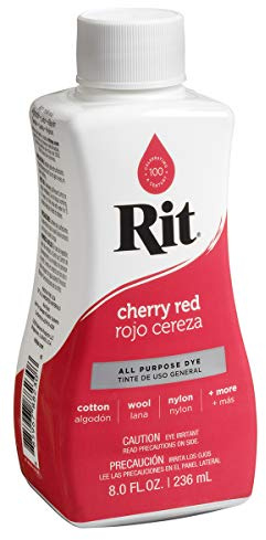 Rit Cherry Red - Rojo Cereza All Purpose Liquid Dye 8.0 fl. oz. / 236 ml