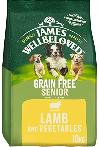 James Wellbeloved Complete Dry Senior Dog Food Lamb and Vegetables, 10 kg
