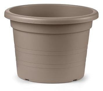 Pflanztopf, rund Ø70 taupe 116 L