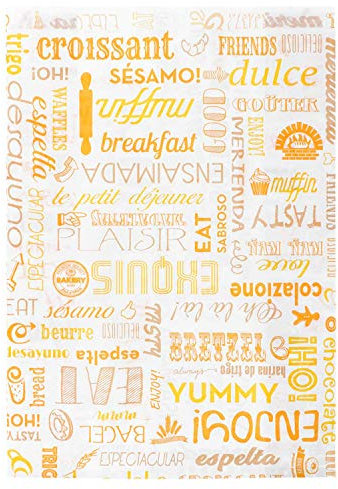 García de pou Sachets Croissants ''Parole'' 32 G/M2 19+8X26 Cm Blanc Cellulose - 500 unités