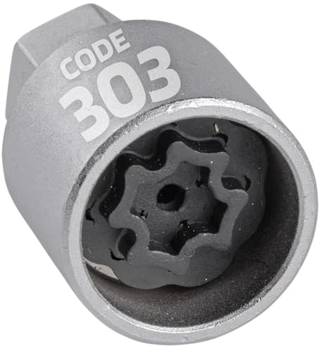 SW-Stahl 02385L-3 Felgenschloss Adapter 303 für Mercedes-Benz | Ersatzschlüssel zur Felgenschloss Demontage, Radschraubenschlüssel für Mercedes ab 2012, Chrom-Vanadium-Stahl Ausdreher