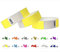 500 Eintrittsbänder aus Tyvek - Party Einlassbänder, Securebänder, Festival Armbänder, Kontrollbänder für dein Event (Yellow)