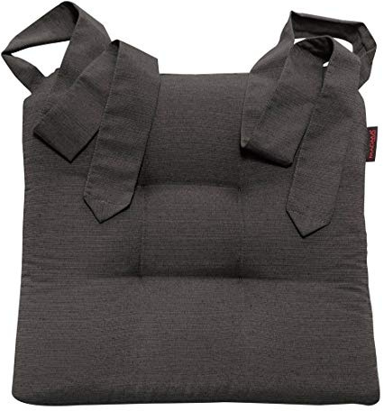 Magma Heimtextil Stuhlkissen Sitzkissen Schleifenband Auflage Polster Stuhl Stuhlauflage Rattanstühle extra dick robust Esszimmerstühle Indoor Outdoor