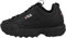 Fila Disruptor Wmn, Sneaker Donna, Black Black 302, 36 EU