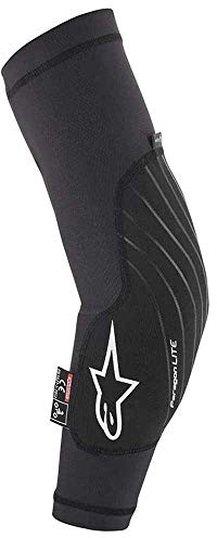 Alpinestars Hombre Paragon Lite Elbow Protectors S Abrigo, Black, S Regular