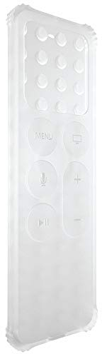 AWINNER Schutzhülle kompatibel für Apple TV 4K 5. / 4. Generation Fernbedienung – leicht [rutschfest] stoßfest Silikon Cover für Apple TV Siri Fernbedienung (grün leuchtet im Dunkeln)