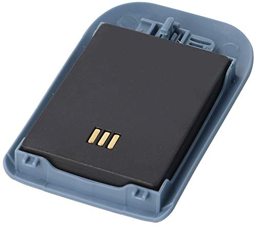 Akku kompatibel mit Avaya 3720 DECT Battery 660190/R1A inklusive Gehäuserückdeckel in blau-grau