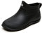 GURGER Stivali di Gomma Donna Impermeabili Scarpe da Pioggia Stivaletti Pioggia Bassi Antiscivolo Nero 40 EU