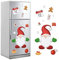 TAROME 19 Stück Weihnachten Zwerge Passen Magnete Bastelset DIY Kreative Puzzle Kühlschrankmagnete Deko Aufkleber Bastelbedarf Kinder Basteln für Weihnachtsfeier Magnettafel Küchendekoration