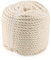 LEXININ Corde torsadée épaisse en coton naturel pour macramé - 10 mm x 50 m - Blanc