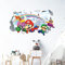 Wandaufkleber, Wandtattoo für Kinder Wandtattoo, Wandaufkleber Poster Wandaufkleber Kinderzimmer Schlafzimmer (20860)