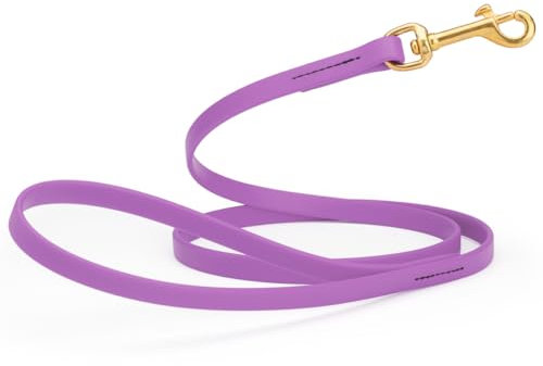 Viper Biothane K9 Arbeitshundeleine, wasserdichte Leine für Tracking-Training, Schutzhund, geruchsdicht, lange Leine mit massivem Messingverschluss, für Welpen, mittelgroße und große Hunde, 1,2 m,