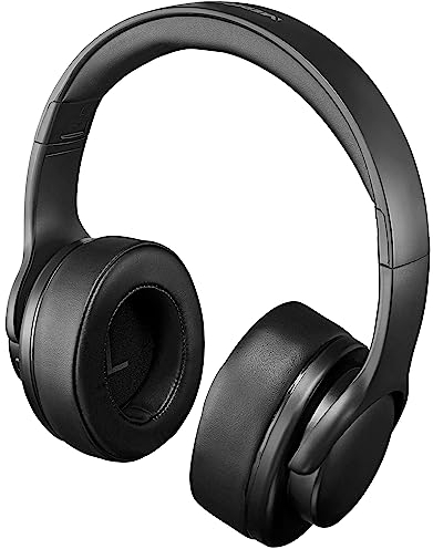 MEDION E62661 Kopfhörer (Overear, Bluetooth 5.1, kabellos, Freisprechfunktion, integrierter Akku, Mikrofon, USB-C, bis zu 38 Stunden, AUX-Anschluss) schwarz