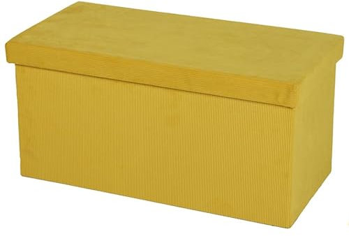 Urban living KUBE TEDDY SITZBANK PLIABLE NOIR 37,5XH37,5CM