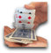 Hat Trick Magic Ilusiones de cartas para magos principiantes a profesionales: aparecer, teletransportar, transformar milagros (mazo Svengali azul)