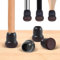 Stuhlbein-Bodenschoner aus Silikon, Stuhlbein-Filzgleiter, Schwarz, mit Filz, Gummi-Stuhlbeinkappen, Stuhlbeinschoner, Möbelfüße, kein Lärm, Keine Kratzer, rund, Φ 21-28 mm, 32 Stück