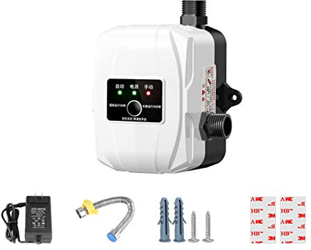 NCONCO 24V Pressure Booster Pump, Automatic Booster Pump, Mute Water Pump 150W Hot Cold Water Booster Pump for Shower Garden Toilet Tap Irrigation Machine, White, N8-OTWO-PI6I