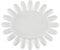 FRCOLOR 10pcs Sunflower Acrylic Nail Art Tips Display Board Nail Polish Show Wheel Salon Varnish Display Holder