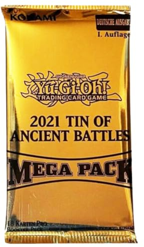 Yu-Gi-Oh! TCG – Special Booster – 2021 Tin of Ancient Battles Collection – 1 Booster a 9 carte – Tedesca + Heartforcards® protezione spedizione