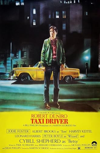 Poster Taxi Driver Deniro Robert, A5, Wandkunst, Heimdekoration, Filmposter, Leinwand, Film, Kino, Retro, Vintage, Kult, klassisch, Nostargic, Saga, moderner Nachdruck, wir drucken jedes Poster für