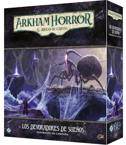 Fantasy Flight Games Aarkham Horror LCG: Traumfresser | Kampagnenerweiterung | Kartenspiel, ab 14 Jahren, 1 bis 4 Spieler, 30-120 Minuten pro Spiel | Spanisch