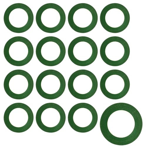 Acpetdr Nastro per fioristi, verde, per bouquet fai da te, con manico
