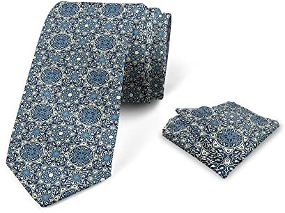 Oudrspo Ensemble de cravates pour hommes, noir, gris, rose pâle, mouchoir de marié pour fêtes, mariages et toutes les Occasions