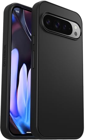 OtterBox Symmetry Hülle für Google Pixel 9 Pro XL, Schwarz | Sturzsichere, schützende dünne Hülle, 3x getestet nach Militärstandard, Keine Einzelhandelsverpackung