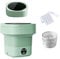 8L Mini Machine À Laver 2 En 1 Pliable Machine À Laver À Godet Unique 30x14x30cm Lave-linge De Voyage, De Camping, Idéal Pour Appartements Résidentiels(Green)