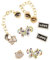 Cinsenten 8er Schuh Charms Schuh Anstecker-Crocs-Stecker Set Pins für Clog-Dekor Glitzer Zubehör Tiere Medizin Buchstaben Anime Schuhclips für Kinder Jungen Mädchen Goldener Schmetterling Gems