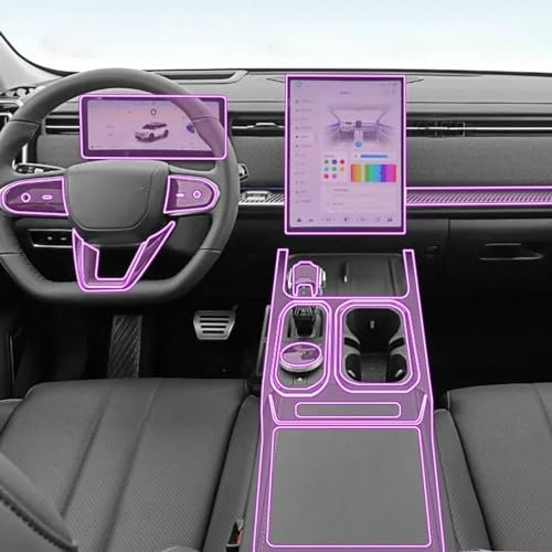 Auto Innen Folie Für Chery Explore 06 JAECOO J7 2023,TPU transparent schützen Film Auto Innen Aufkleber Ausrüstung Navigator Tür verkleidung Autozubehör