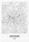 JUNOMI® Dortmund Poster DIN A3 Wohnzimmer Deko, Modernes Wandbild, Dortmund Bild, Wandbild ohne Rahmen, Stadtplan Poster Dortmund, perfekte Geschenkidee für Dortmunder