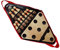 Oshhni Shuffleboard-Bowling-Pin-Set, Holz-Bowling-Set, lustig, mit Tragetasche, Desktop-Bowling-Spielzeug für Weihnachten, Erwachsene und Kinder