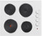 Statesman EH160WH 4 Plate Electric Hob Cooktop, Small & Large Hotplates, 5500 W Combined Power, Side Dial Control, 60cm, Easy Clean, Sealed Hotplates, Corded Electric, White