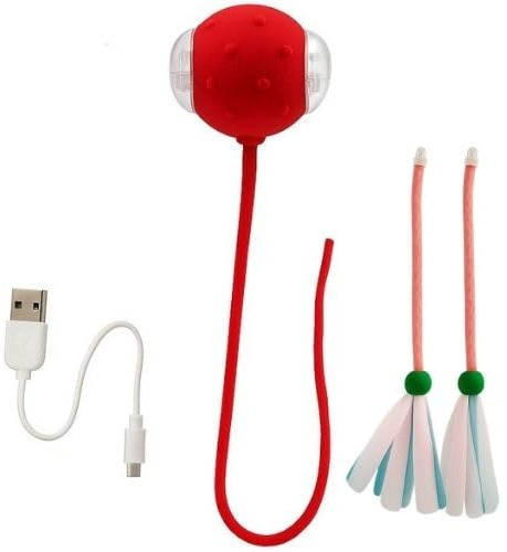 SELEAMU Balle Interactive pour Chat Automatique Jouet Rechargeable USB Mouvement Intelligent pour Chaton | Balle Anti Ennui Chat Appartement | Stimule l’Instinct de Chasse | Jeu Chaton intérieur
